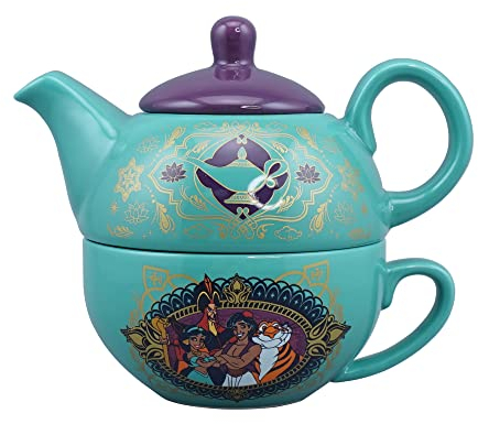 Disney Aladdin Tea for One Set - Tea Set - Tea Cup - Disney Teapot - Disney Home - One Cup Teapot