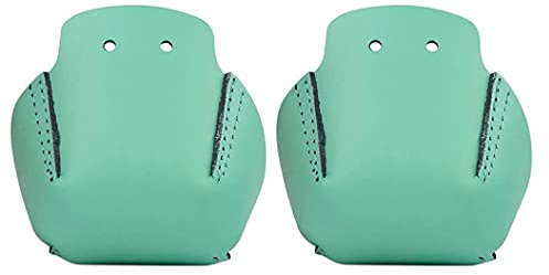 Yoiimiya 1 Paar Rollschuhe Skate Zehen Schutzkappe Schutz Protektoren PU Roller Skate Deckel mit 4 LöChern Zehen Schutzkappe Schutz Protektoren GrüN