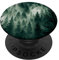 Green Forest Fog Pine Trees Nature Art PopSockets Adhesive PopGrip