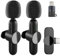 2 PCS Lavalier Mikrofon, Kabelloses Mini Mikrofon Kompatibel mit iPhone Android Laptop, USB C,Tragbar Plug-Play Kabelloses Ansteckmikrofon für YouTube TikTok Live Streaming Vlog Podcasts