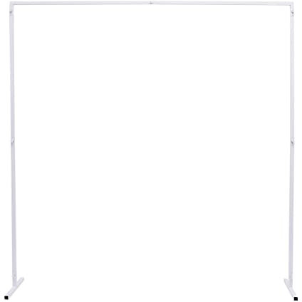 2 x 2 M Hochzeitsbogen, Metall Hochzeit Bogen, Traubogen, Hochzeitsbogen Gestell, verstellbare Höhe für Hochzeit, Jubiläum, Geburtstag Party, Bankett Dekoration, Weiß