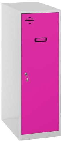 SimonRack Spind, Metall, Grau/Rosa, 915 x 400 x 500 cm