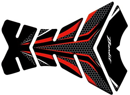 Motorrad Tank Pad Aufkleber Schutz Aufkleber Für S&uzuki GSF 1200 GSX 1400 GSF650 GSF1250F GSF 600 Bandit (Color : 25 RED)