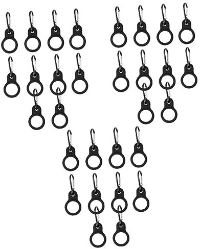 Sosoport 30piezas Soporte De para Botellas De Agua Clip De Transporte para Kettle Gancho Práctico y Portátil para Actividades Negro