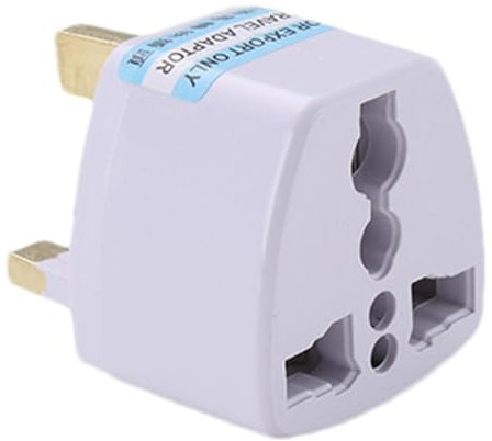 Adaptateur De Voyage Universel, D'alimentation Internationale Portable | Pour Chargeur Avec Prise 3 Broches Pour Électriques, Brosses À Dents Ou Épilateurs Du Royaume-Uni Pour V