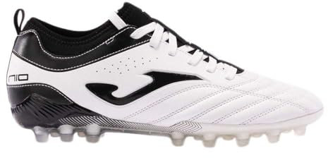 Joma N10, Football Shoe Hombre, Blanco y Negro, 43.5 EU