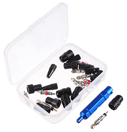 YARNOW Valve Core Removal Tool 26pcs Bike Tire Valve Removal Tool Set Fitment