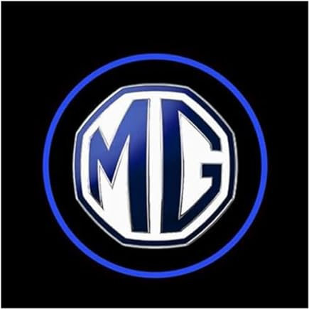 MEDAPI 2Pcs Car Door Projector Lights for MG HS Trophy 2024, Puddle Lights Step Courtesy Welcome Lights Ghost Shadow Lamp Accessory,D