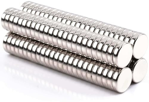 50Pcs Strong Fridge Magnets, 8x2mm Round Small Neodymium Magnets for Crafts, Mini Rare Earth Magnet s Whiteboard Magnet s Muti-Use for Fridge, Crafts