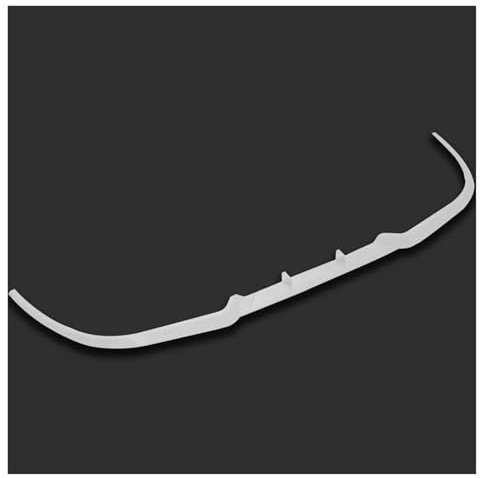 NYSQOFMB Frontspoiler Lippe Für VW Für Golf 4 R32 Frontspoilerlippe Euro Spoilerlippe Universal 3-TLG. Body Kit Autoschutz Dekorativ Frontspoiler(Weiss)