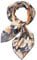 Prettystern Damen 65/65cm Crepe Satin Seide Halstuch Seidenschal Frühling Sommer Seiden-Tuch 28. bunt floral