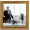 CABBEL Marco de fotos 40x40 cm oro – Marco vintage barroco con estilo antiguo para pósters, fotos y certificados – Con acrílico irrompible – Decorativo y elegante – Perfecto para salón