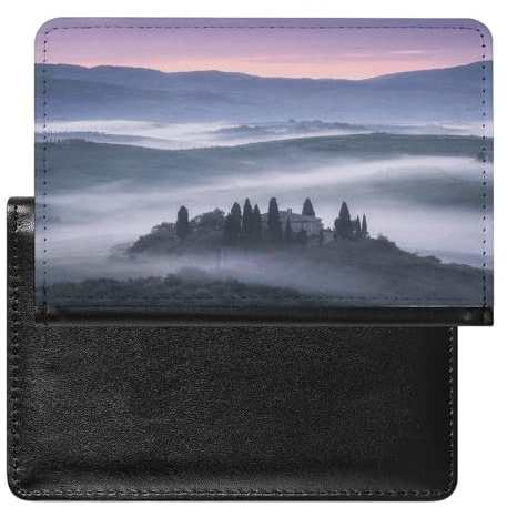 ACEPrints Secret Realm Manor Passhülle aus Leder, ultradünne Reisepasshülle für unterwegs, unverzichtbares Zubehör, Passhüllen