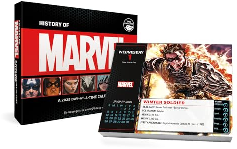 2025 Marvel - History of Marvel Day-at-a-Time Box Calendar