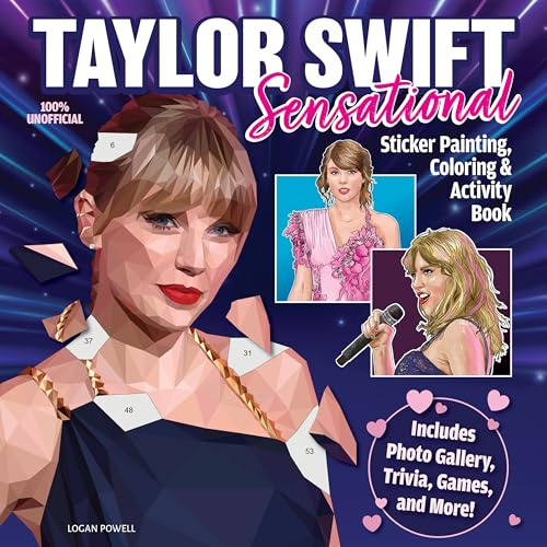 Taylor Swift Sensational Sticker Painting, Coloring & Activity Book