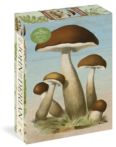 John Derian Paper Goods: Mushrooms 1,000-Piece Puzzle