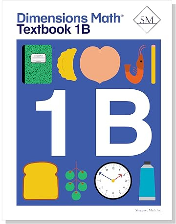 Dimensions Math Textbook 1B | Singapore Math Inc. [Paperback]