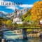 Germany | 2025 12 x 24 Inch Monthly Square Wall Calendar | Plastic-Free | BrownTrout | Travel Europe Berlin Munich