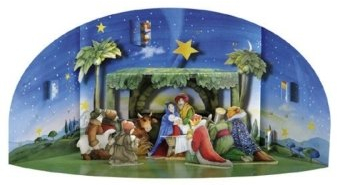 Geburt Christi: Pop-up Adventskalender