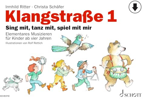 Klangstraße 1 - Kinderheft: mit Elterninformationen, Anwesenheitsheft und Arbeitsblättern