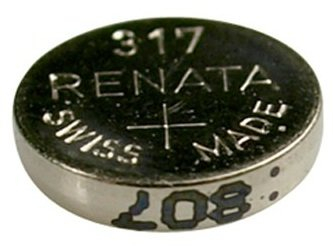 Renata SR516SW Lithium-Knopfzelle 317, hergestellt in der Schweiz, 1 Stück