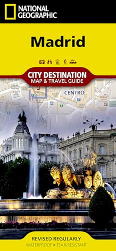 Madrid: NATIONAL GEOGRAPHIC Destination Maps: City Map & Travel Guide. City Map inkl. Nebenkarte 'Madrid Innenstadt', Flughafen-Plan, ... (National Geographic Destination City Map)