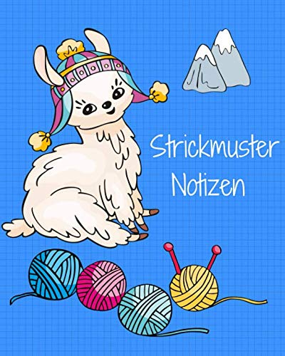 Strickmuster Notizen: Strickpapier Buch, Strick Journal