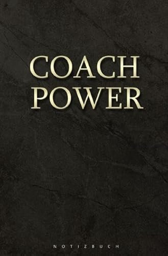 Notizbuch coach power / Trainer: 120 Seiten Ringbindung