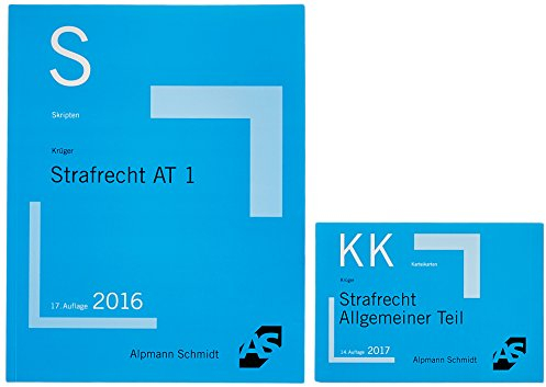 Bundle Krüger/Schäffer, Skript Strafrecht AT 1 + Krüger/Schäffer, Karteikarten Strafrecht AT