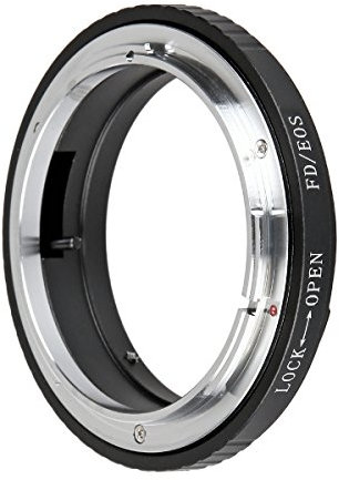ayex Objektivadapter Passend für Canon FD Objektive an EOS EF Bajonett Kameras