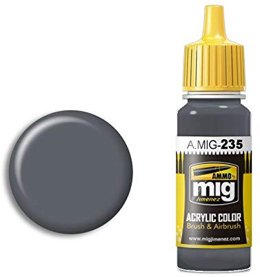 AMMO A.MIG-0235 Fs36152 Acrylfarbe, Dunkelgrau, Amt-12, 17 ml, Mehrfarbig
