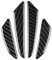 Auto Türschutz Fahrzeugzubehör Carbon Kantenschutz Scratch Bumper Trim Aufkleber Decals Selbstklebender Schutzaufkleber für Autos, Wohnmobile, LKWs, SUVs, Limousinen, 4er-Pack