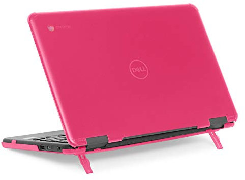 mCover Case Compatible for 2019~2022 11.6 Dell Chromebook 3100/3110 Education Clamshell (180 ° Hinge) Laptop ONLY (NOT Fitting Any Other Dell Models) - Pink