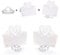 Anyasen Diamant Diamond Kartenhalter Platzkarte Tischkartenhalter Namesschild Platzkartenhalter Memohalter mit Liebe Herz Namenskärtchen Karte für Hochzeit Feier Feier Tischdeko Platzkarten (15 Sätze)