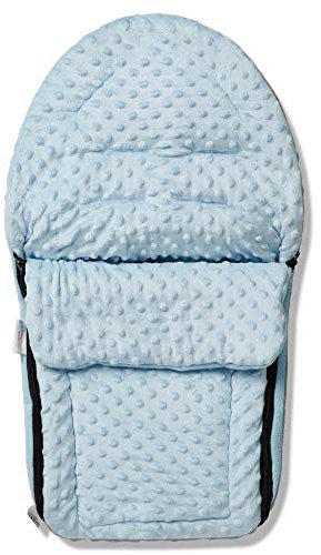 For Your Little One Dimple Car Seat Footmuff/Cosy Toes Compatible with Maxi-COSI Pebble Plus - Blue