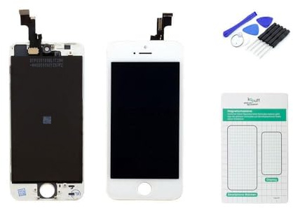 kaputt.de Display kompatibel mit Apple iPhone SE weiß Set