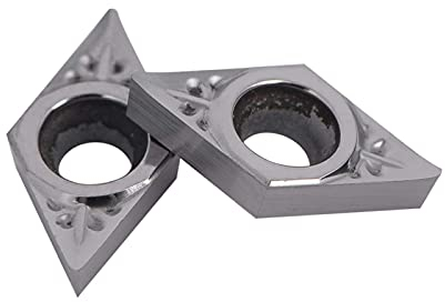 10 pezzi di punte in metallo duro con inserti in metallo duro inserti per fresatura per frese per tornio DCGT070204-AK