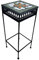 PrimoLiving Metall Blumenhocker/Beistelltisch Mosaik eckig schwarz Gr. S (P-904)