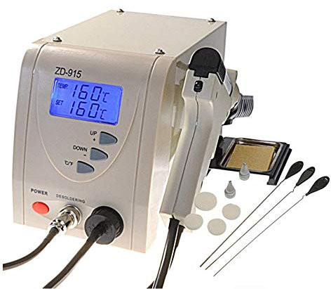 DISSALDATORE ASPIRA STAGNO ZD 915 ELETTRICO GUN DESOLDERING PUNTE DISSALDANTE ZD915 stazione con pistola dissandante con pompa di aspirazione