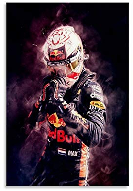 RTYHJ Max Verstappen Leinwand-Kunst-Poster und Wandkunstdruck, modernes Familienschlafzimmerdekoration, 40 x 60 cm