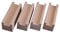 4 StüCk MöBel Risers Aus Holz,MöBelerhöHer BetterhöHung TischerhöHer,Holztisch Schreibtisch MöBel BeinheberfüßE,Bett Riser Lift,Rillendesign,Sofakissen,Kann 10cm ErhöHen(10x2.5x10cm)
