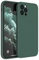 Mixroom - Cover Custodia Case per iPhone 12 PRO Protezione Copre Fotocamera in Silicone TPU Opaco con Bordi Piatti Colore Verde Foglia