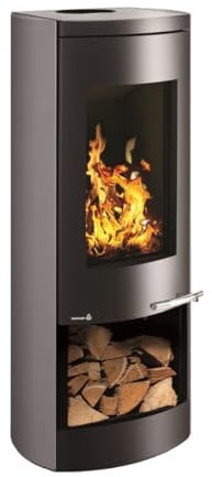 Wamsler W20001138150 Myra-H Kaminofen Stahl Schwarz/Grau/A+