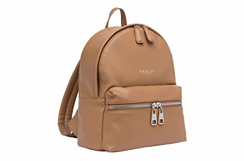 Replay Damen Rucksack aus Kunstleder, Dirty Pale Beige 074 (Beige), Onesize