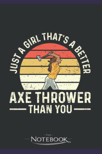 Professional axe throwing Quote for your Axe thrower Wife Notebook: 120 Pages 6 x 9 Inch, Book Review Journal | Perfect Funny Gag Gift Joke Journal Notebook, Note Pad, Notes,
