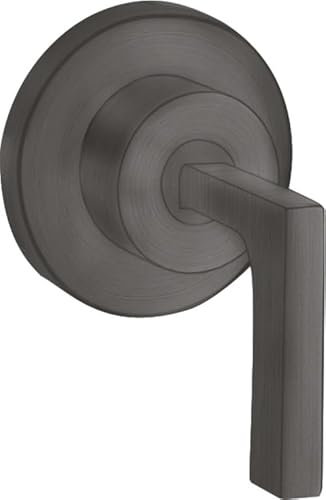 hansgrohe AXOR Citterio Absperrventil Unterputz mit Hebelgriff DN15 / DN20, 39960340, Farbe: Brushed Black Chrome