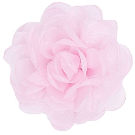 KABELIF Süß Damen Blumen Brosche, Ansteckblume, Blume Haarspange, Haarclip Blume, Rosen Haarnadeln Haarschmuck für Mädchen Frauen Party Strand Hochzeit (Pink)