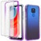 Asuwish Phone Case for Moto G Play 2021 with Screen Protector Cover Clear TPU Slim Thin Hybrid Shockproof Silicone Protective Cell Accessories Motorola GPlay2021 6.5 XT2093DL XT2093-7 Women Men Purple