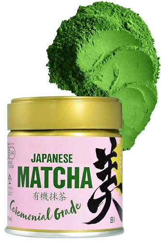 YAMASAN KYOTO UJI Ceremonial Grade Matcha Green Tea Powder 30g | Authentic Uji Matcha, Premium Matcha Green Tea Powder, 30g Can, Made in Japan