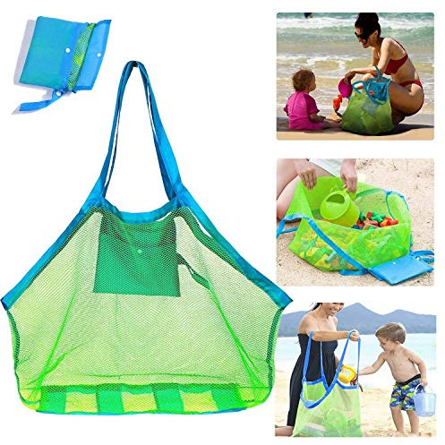Strandspielzeug Netzbeutel für Kinder Muschelsammlungstasche Strandtasche für Spielzeug und Muscheln Schwimmtasche für Kinder (ein Stück)